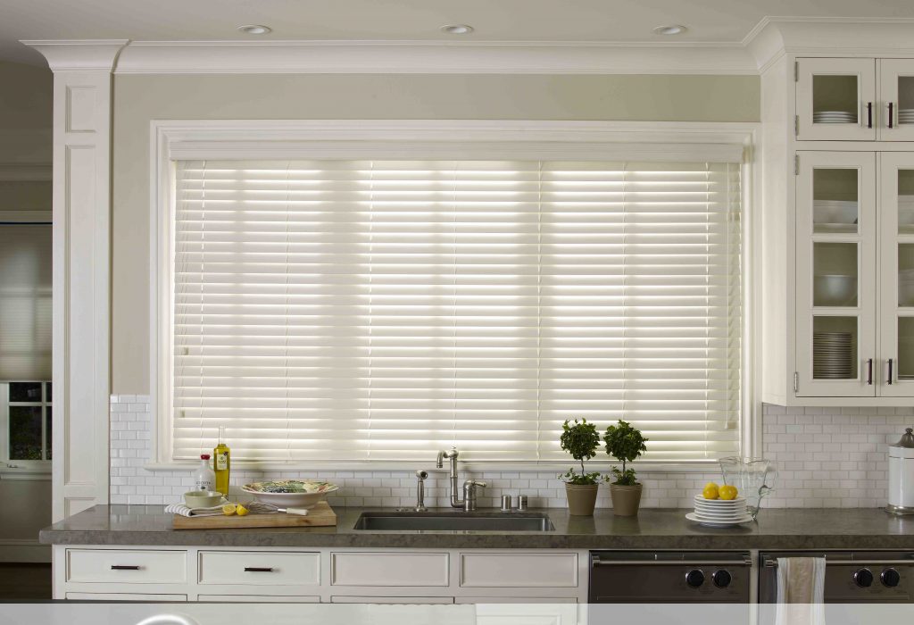 FAUX WOOD BLINDS - KITCHEN1